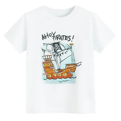 Cool Club, Tricou pentru baieti, alb