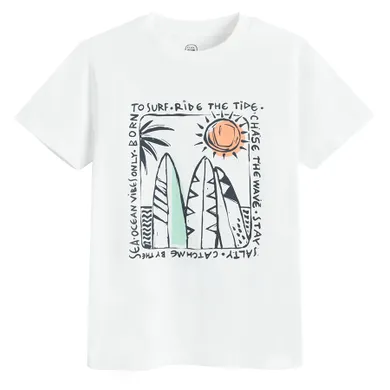 Cool Club, Tricou pentru baieti, alb