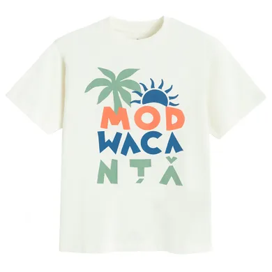 Cool Club, Tricou pentru baieti, alb