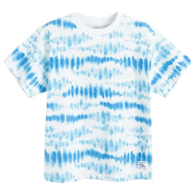 Cool Club, Tricou pentru baieti, alb-albastru