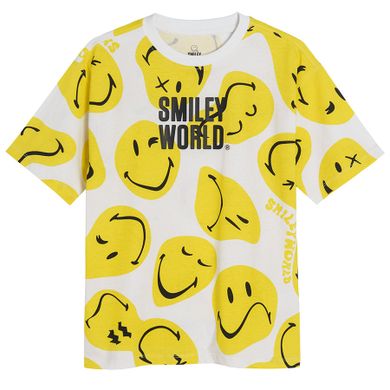 Cool Club, Tricou pentru baieti, alb, imprimeu SmileWorld