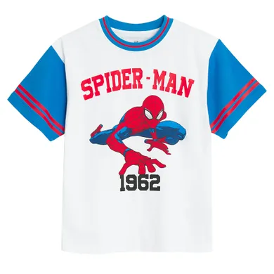Cool Club, Tricou pentru baieti, alb, imprimeu Spider-Man