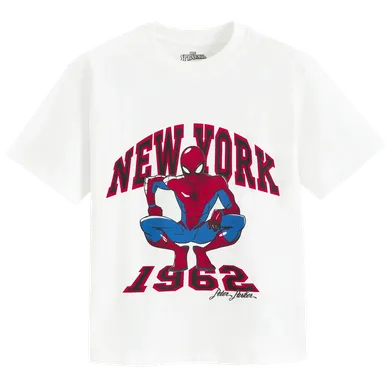Cool Club, Tricou pentru baieti, alb, imprimeu Spider-Man