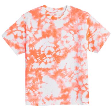 Cool Club, Tricou pentru baieti, alb-portocaliu