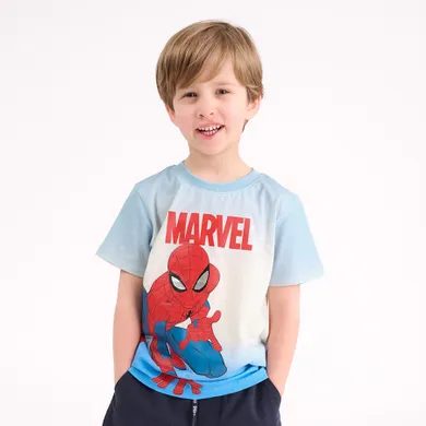 Cool Club, Tricou pentru baieti, albastru, imprimeu Spider-Man