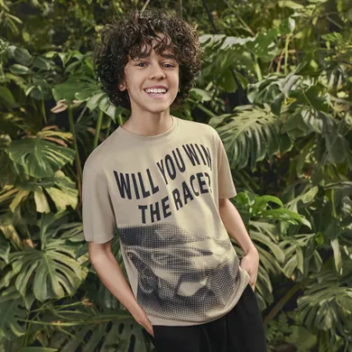 Cool Club, Tricou pentru baieti, bej