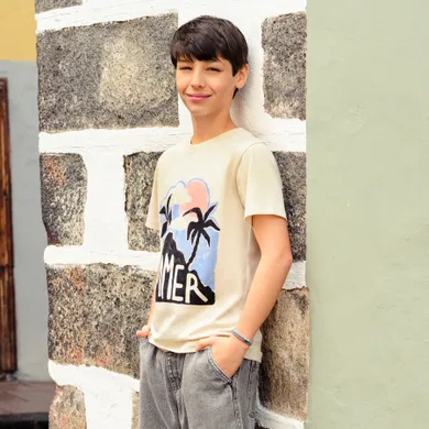 Cool Club, Tricou pentru baieti, bej