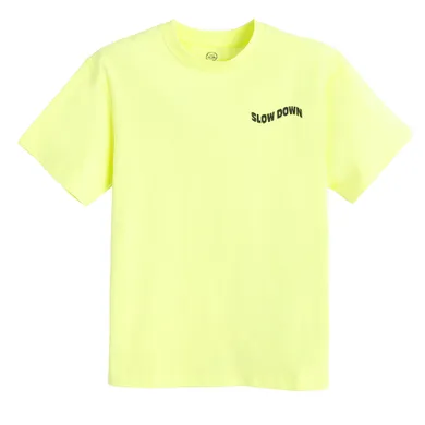 Cool Club, Tricou pentru baieti, galben fluo