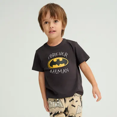 Cool Club, Tricou pentru baieti, granit, imprimeu Batman