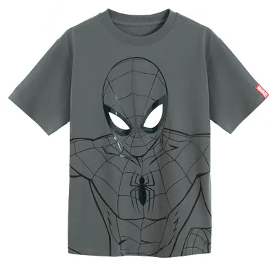 Cool Club, Tricou pentru baieti, gri, imprimeu Spider-Man