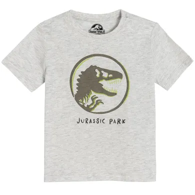 Cool Club, Tricou pentru baieti, gri melanj, imprimeu Jurassic World