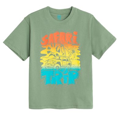 Cool Club, Tricou pentru baieti, kaki