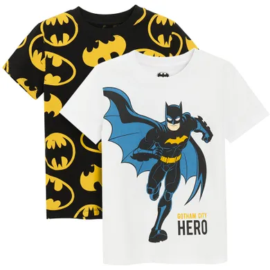 Cool Club, Tricou pentru baieti, mix, imprimeu Batman, set, 2 buc.