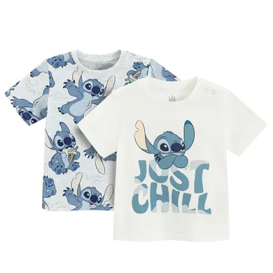 Cool Club, Tricou pentru baieti, mix, imprimeu Lilo si Stitch, set, 2 buc.