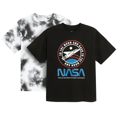 Cool Club, Tricou pentru baieti, mix, imprimeu NASA, set, 2 buc.