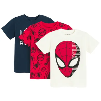 Cool Club, Tricou pentru baieti, mix, imprimeu Spider-Man, set, 3 buc.