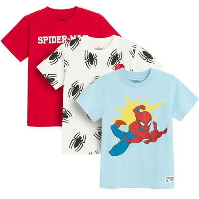 Cool Club, Tricou pentru baieti, mix, imprimeu Spider-Man, set, 3 buc.