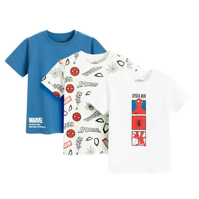 Cool Club, Tricou pentru baieti, mix, set, 3 buc., imprimeu Spider-Man