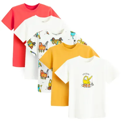 Cool Club, Tricou pentru baieti, mix, set, 5 buc.