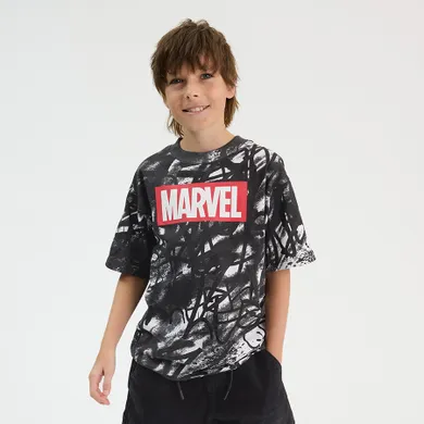 Cool Club, Tricou pentru baieti, negru, Marvel