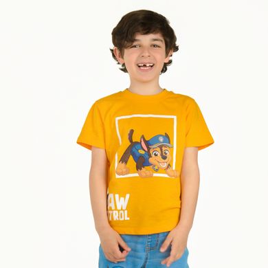 Cool Club, Tricou pentru baieti, portocaliu, imprimeu Paw Patrol