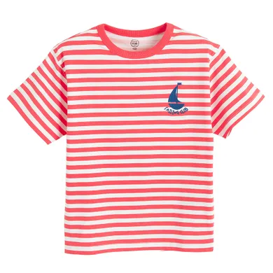 Cool Club, Tricou pentru baieti, rosu-alb