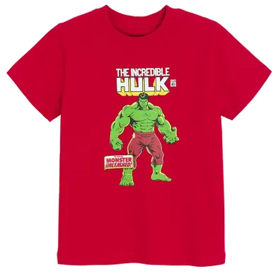 Cool Club, Tricou pentru baieti, rosu, imprimeu Marvel Super Heroes