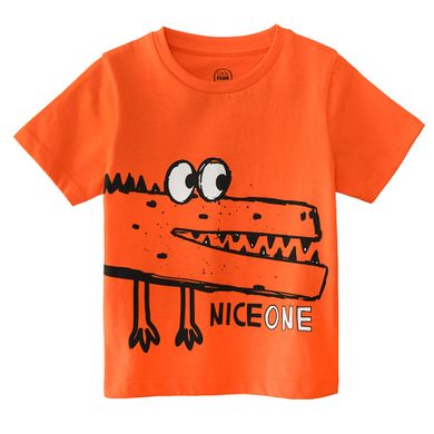 Cool Club, Tricou pentru baieti, rosu, imprimeu Nice one