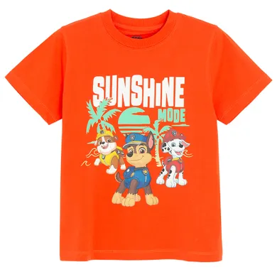 Cool Club, Tricou pentru baieti, rosu, imprimeu Paw Patrol