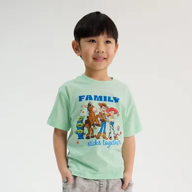 Cool Club, Tricou pentru copii, menta verde, imprimeu Toy Story