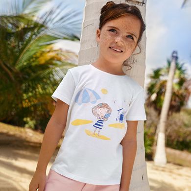 Cool Club, Tricou pentru fete, alb