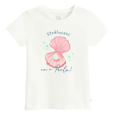 Cool Club, Tricou pentru fete, alb