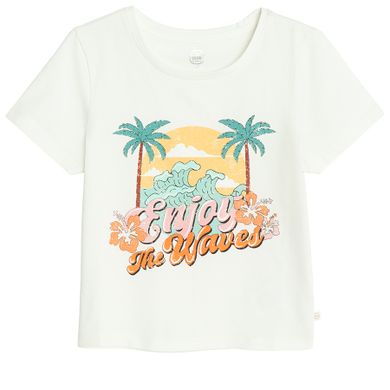 Cool Club, Tricou pentru fete, alb