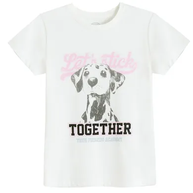 Cool Club, Tricou pentru fete, alb
