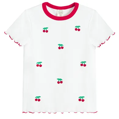 Cool Club, Tricou pentru fete, alb