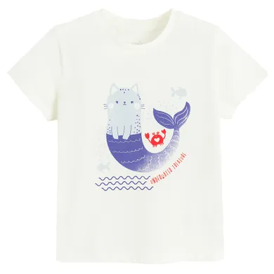 Cool Club, Tricou pentru fete, alb
