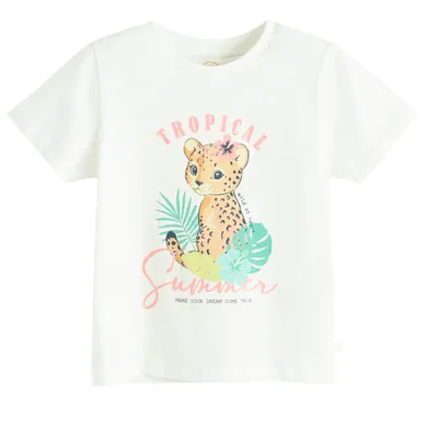 Cool Club, Tricou pentru fete, alb