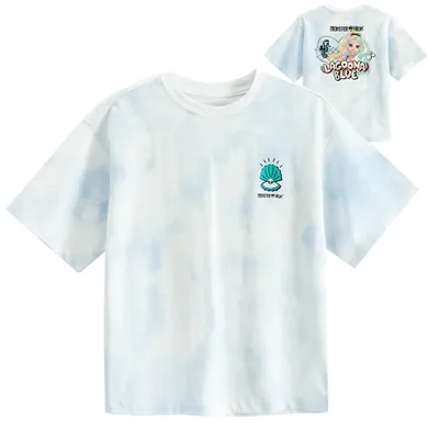 Cool Club, Tricou pentru fete, alb, imprimeu Monster High