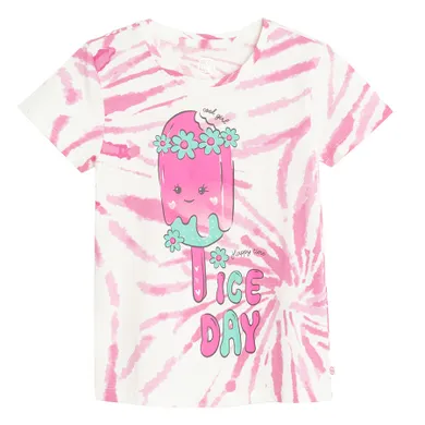 Cool Club, Tricou pentru fete, alb-roz