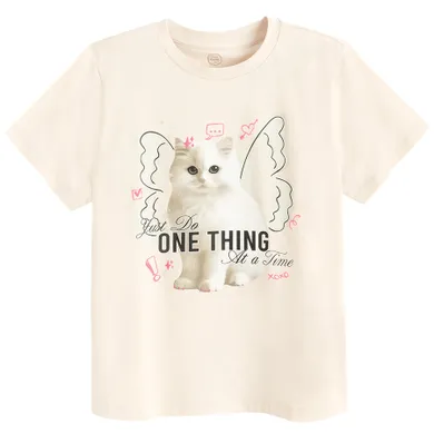 Cool Club, Tricou pentru fete, bej