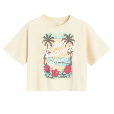 Cool Club, Tricou pentru fete, bej
