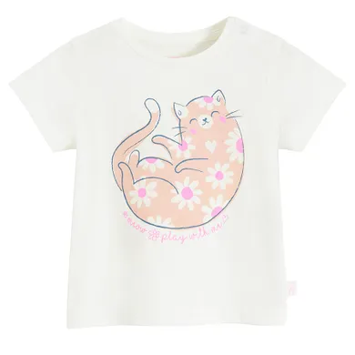 Cool Club, Tricou pentru fete, ecru