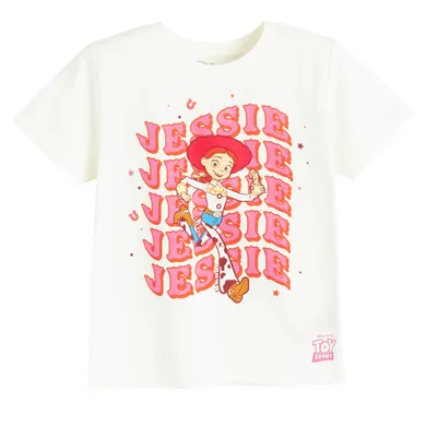 Cool Club, Tricou pentru fete, ecru, imprimeu Toy Story