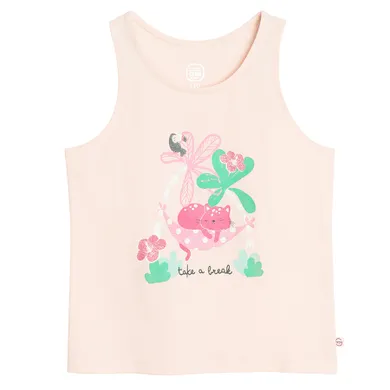 Cool Club, Tricou pentru fete fara maneci, roz