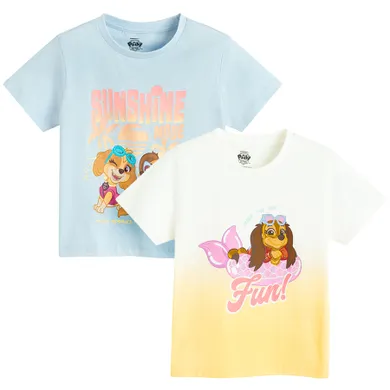 Cool Club, Tricou pentru fete, mix, set, 2 buc., imprimeu Paw Patrol