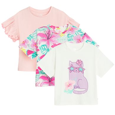 Cool Club, Tricou pentru fete, mix, set, 3 buc.