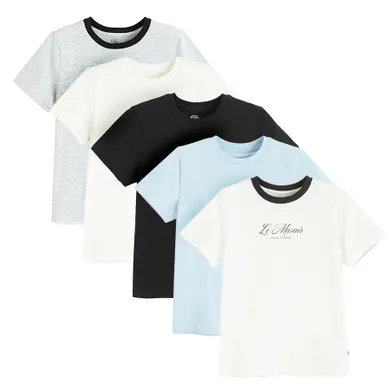 Cool Club, Tricou pentru fete, mix, set, 5 buc.