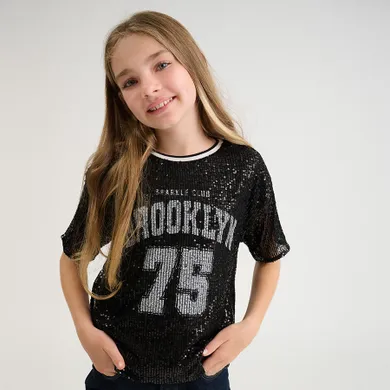 Cool Club, Tricou pentru fete, negru