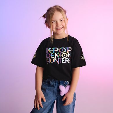 Cool Club, Tricou pentru fete, negru, K-Pop Demon Hunters