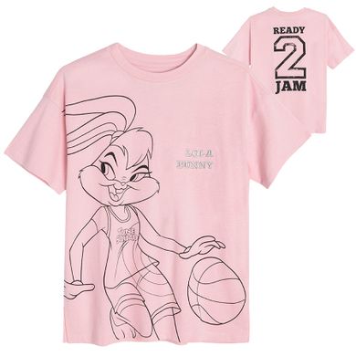 Cool Club, Tricou pentru fete, roz, imprimeu Lola Bunny, Looney Tunes